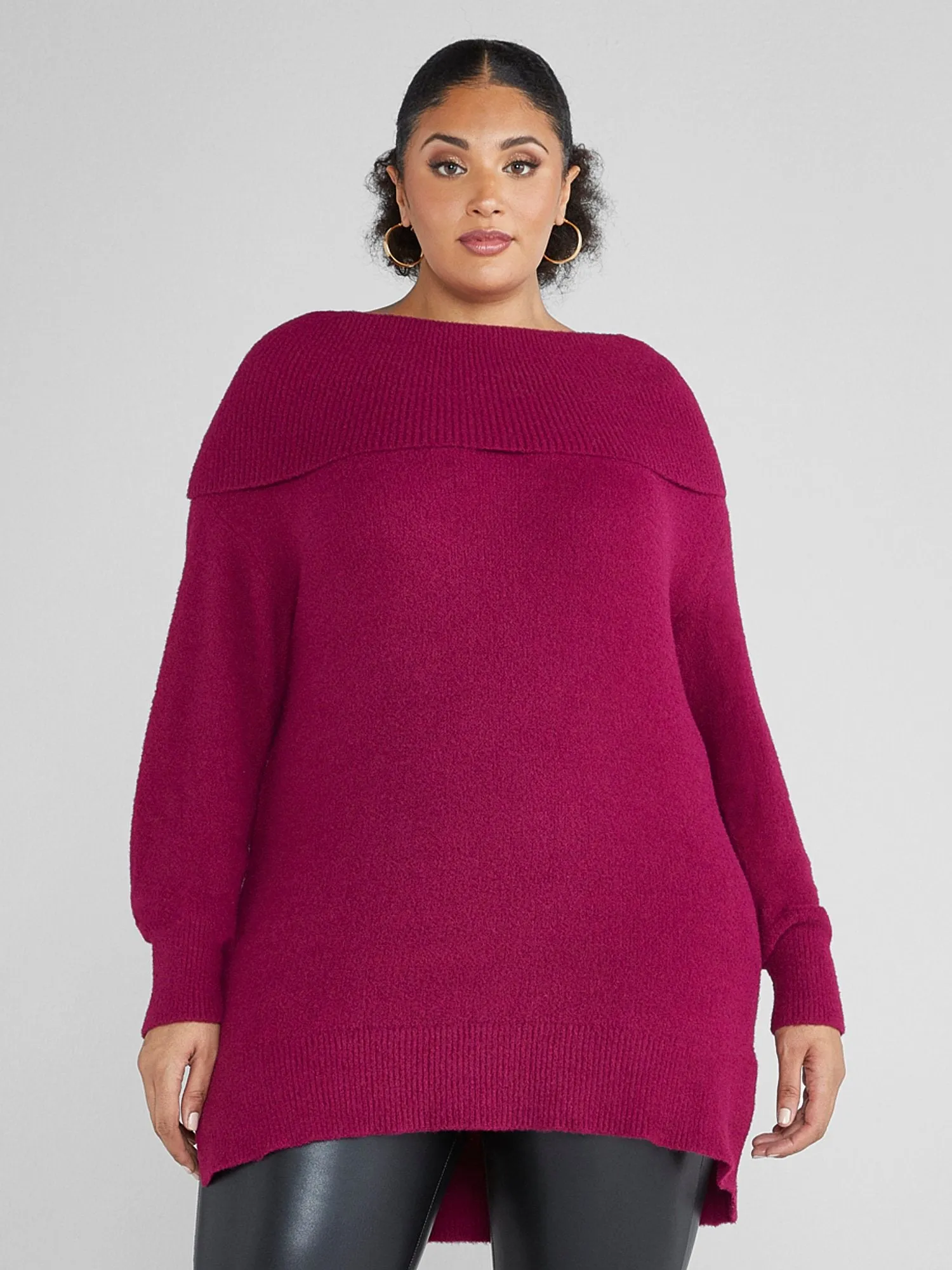 Dani Cowlneck Tunic Sweater