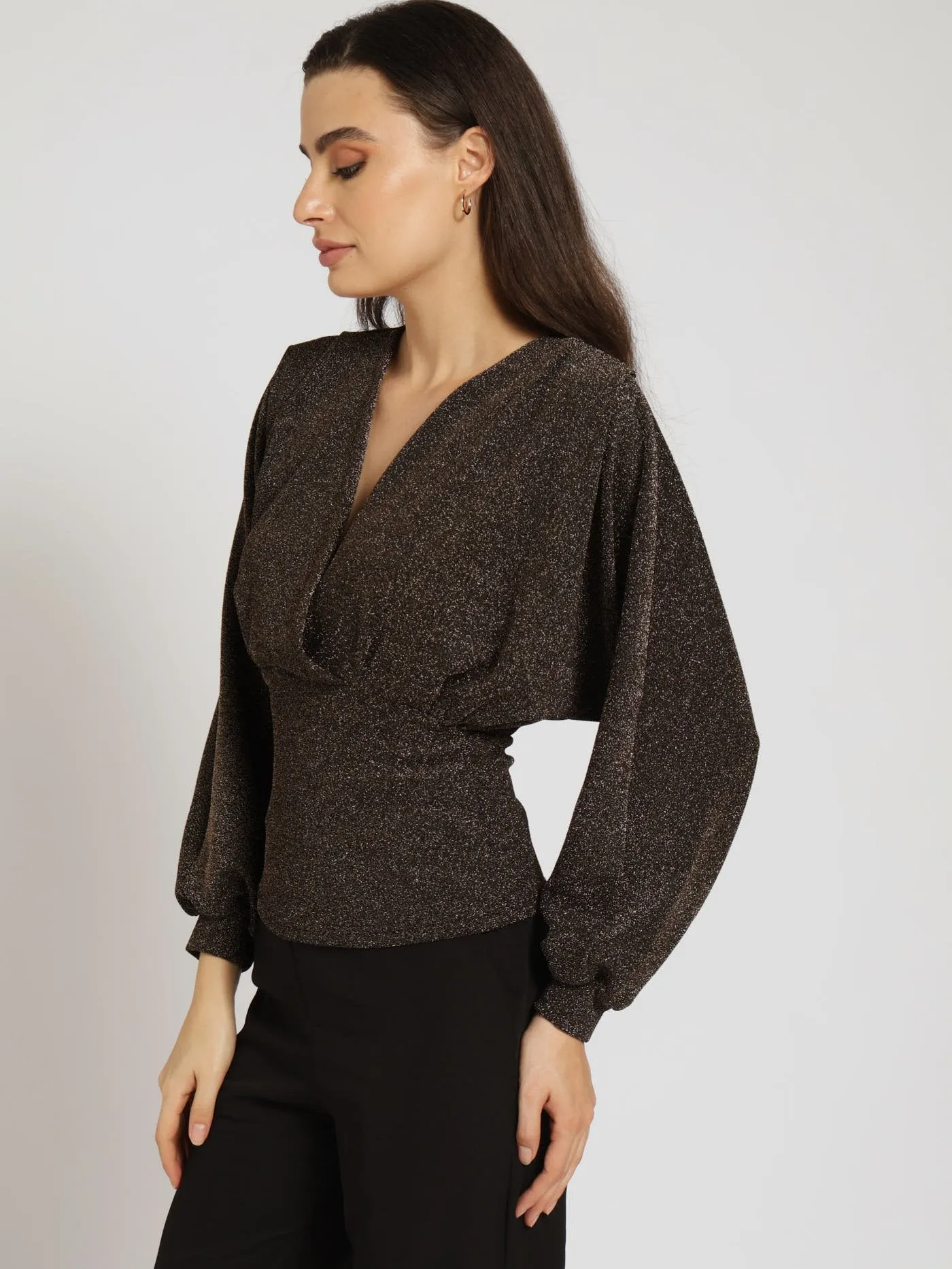 Dolman Blouse - Gold