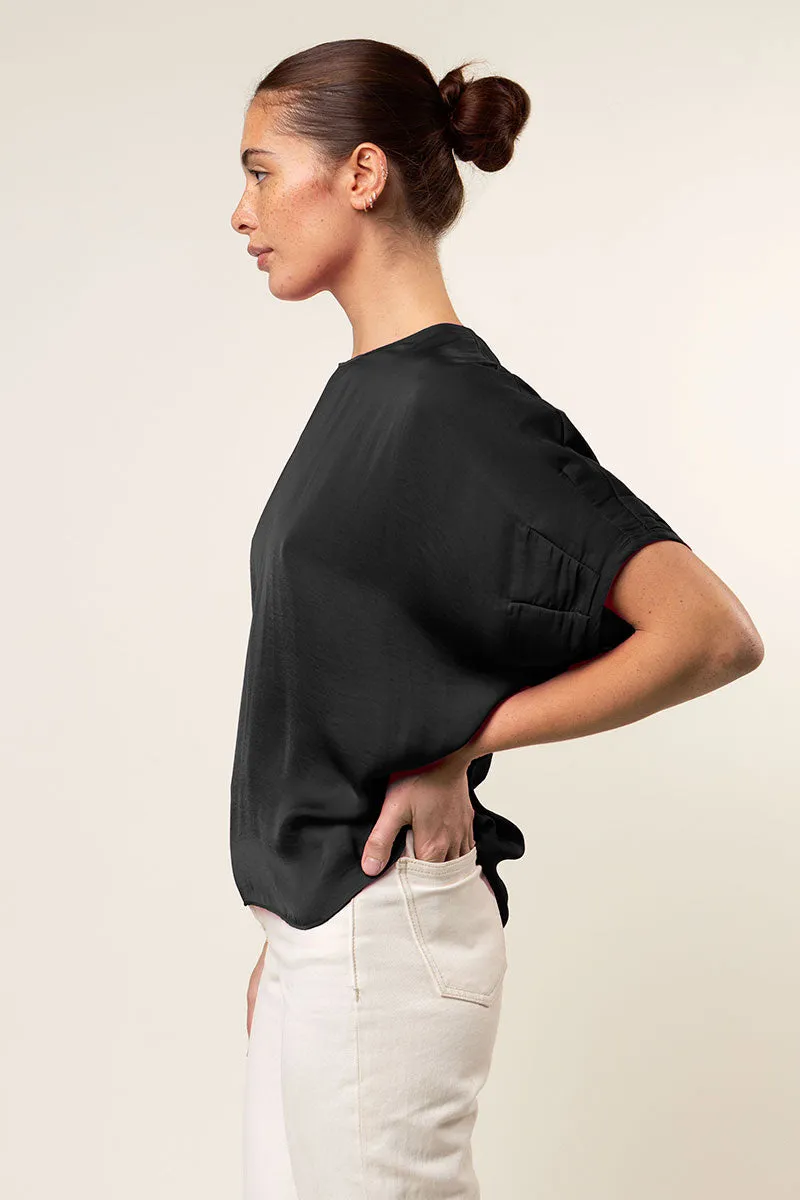 Dolman Short Sleeve Blouse