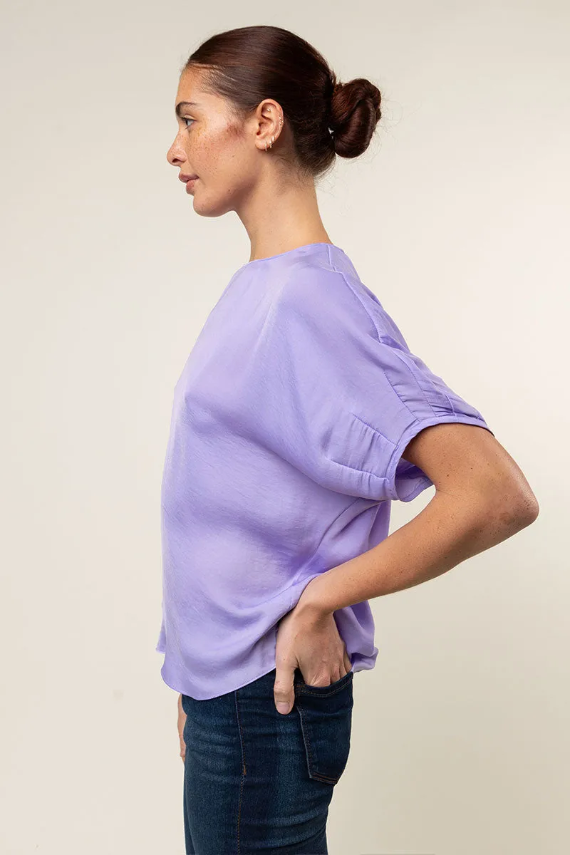 Dolman Short Sleeve Blouse