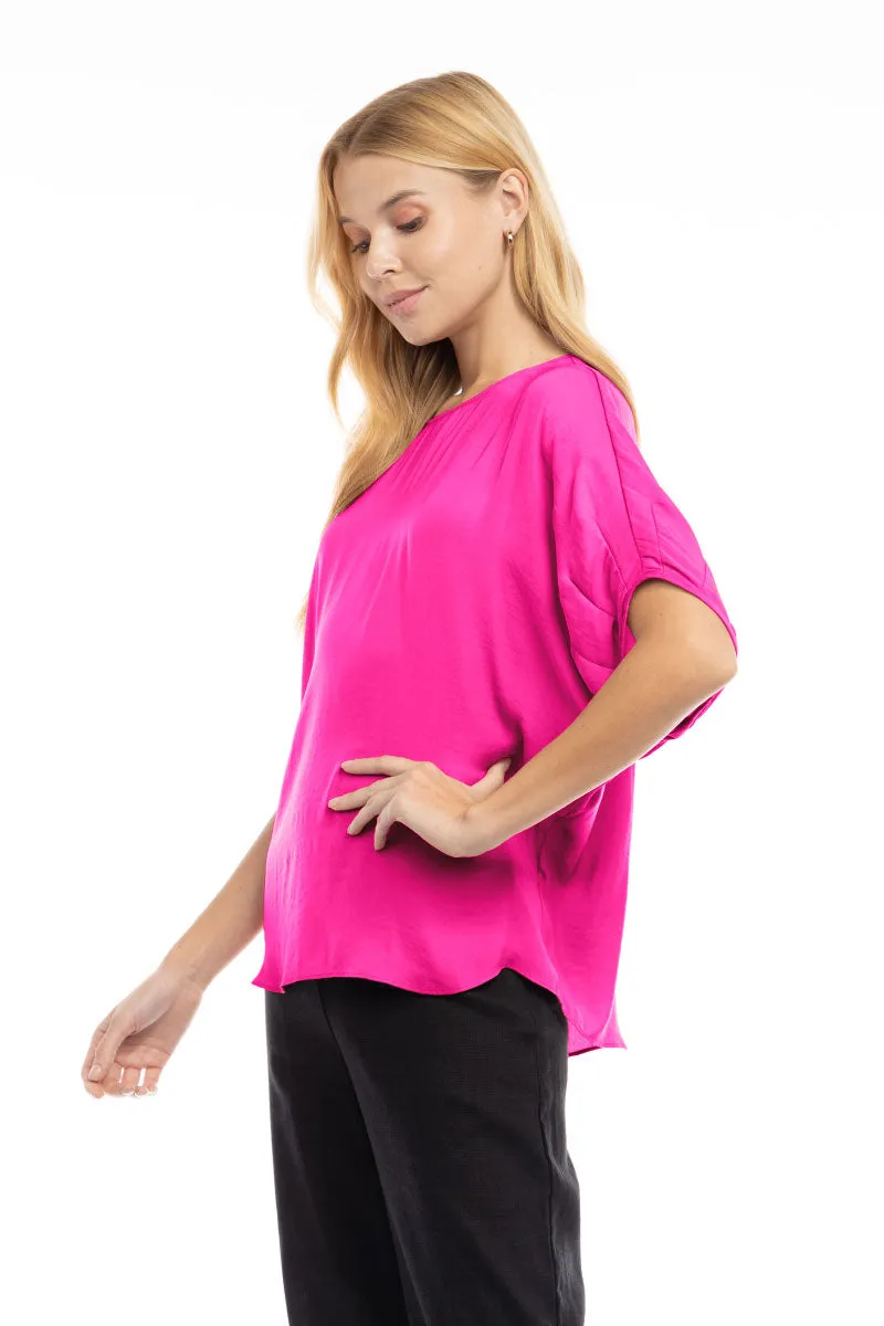 Dolman Short Sleeve Blouse