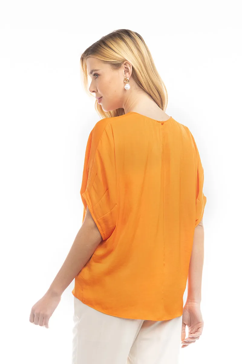 Dolman Short Sleeve Blouse