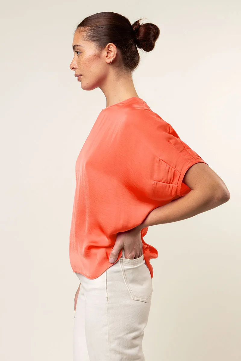 Dolman Short Sleeve Blouse