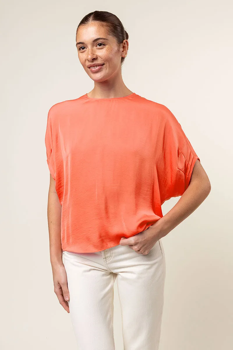 Dolman Short Sleeve Blouse
