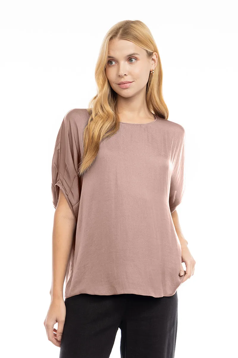 Dolman Short Sleeve Blouse