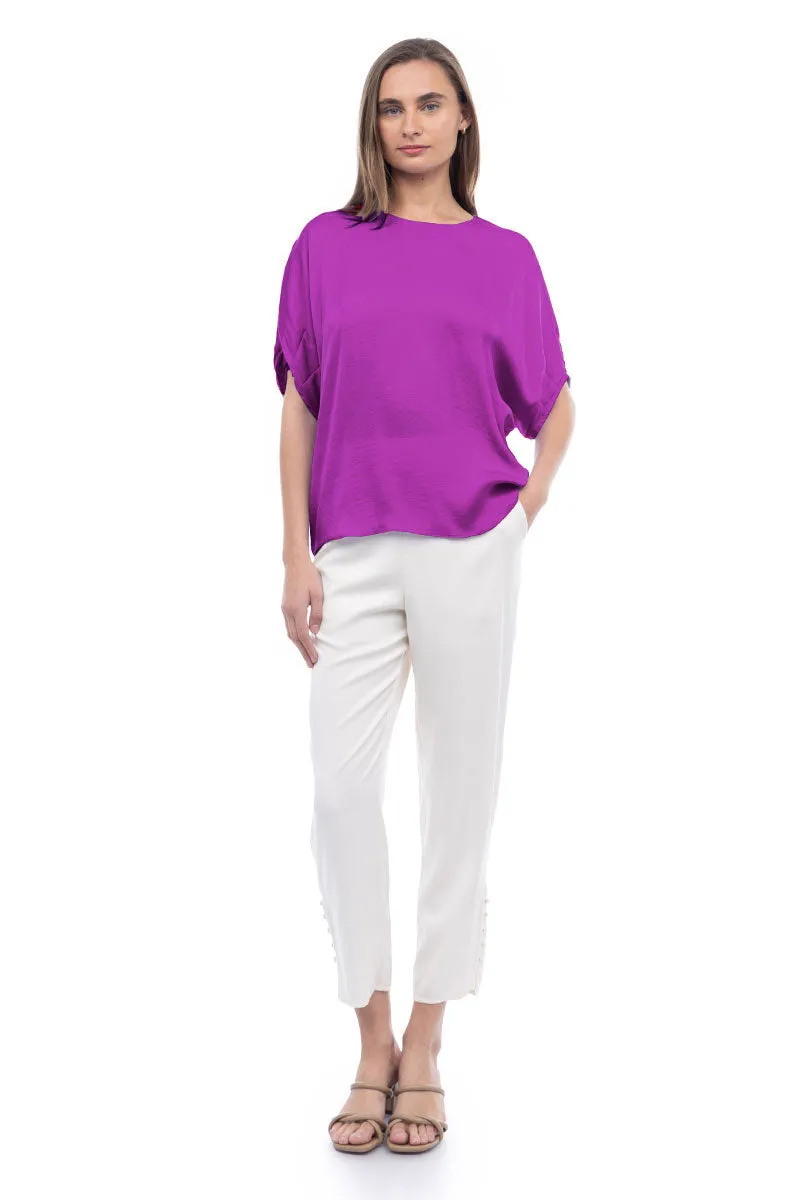 Dolman Short Sleeve Blouse