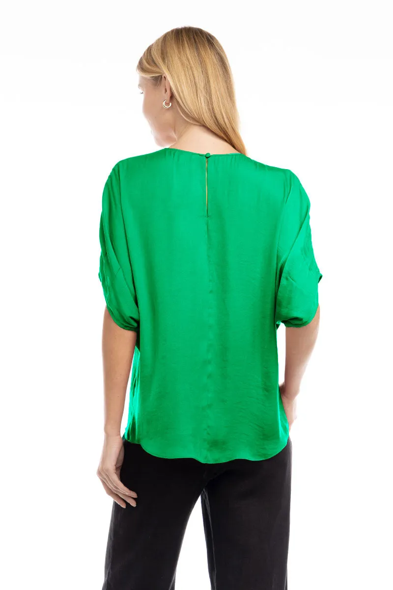 Dolman Short Sleeve Blouse