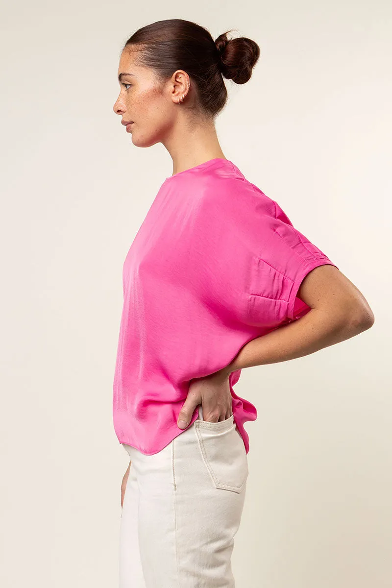 Dolman Short Sleeve Blouse