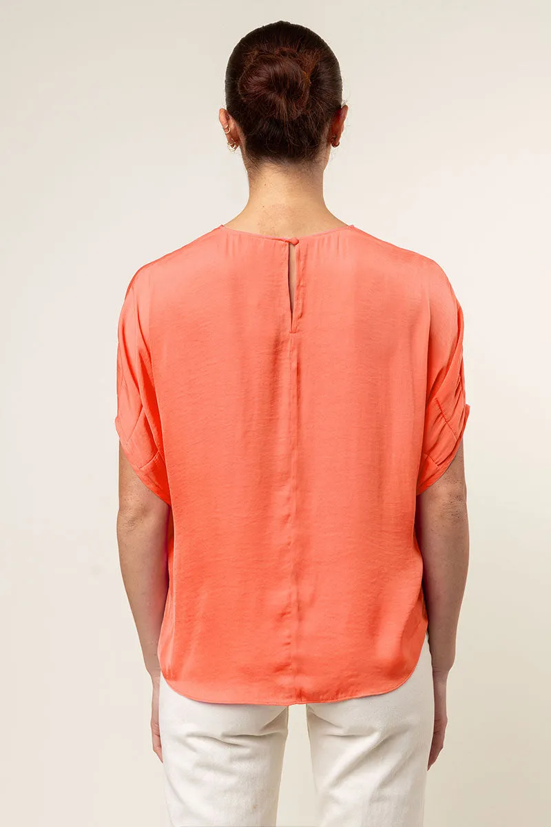 Dolman Short Sleeve Blouse