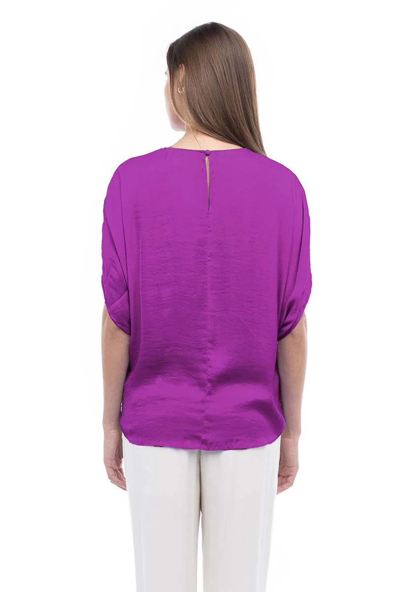 Dolman Short Sleeve Blouse