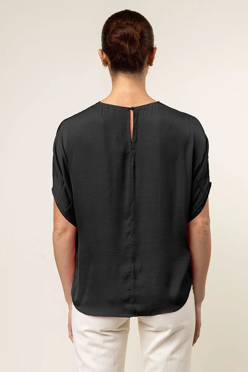 Dolman Short Sleeve Blouse