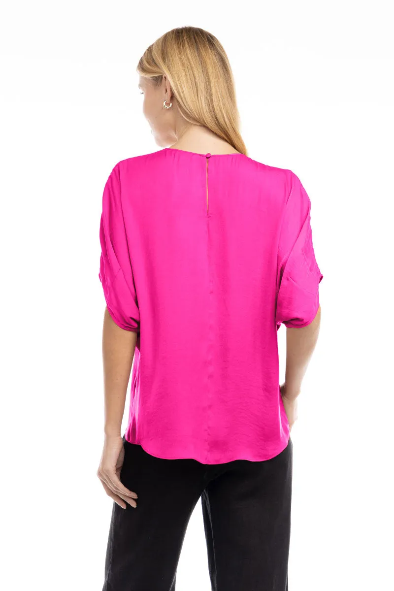 Dolman Short Sleeve Blouse