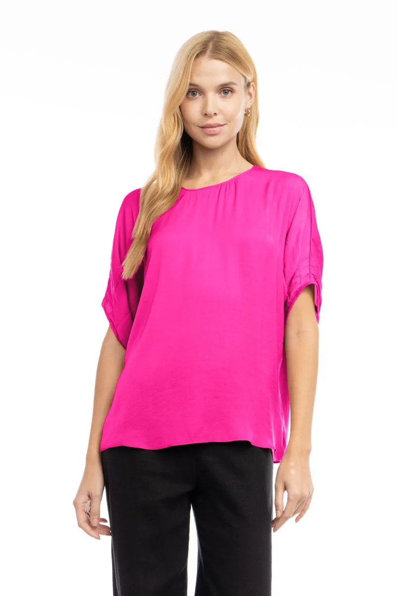 Dolman Short Sleeve Blouse