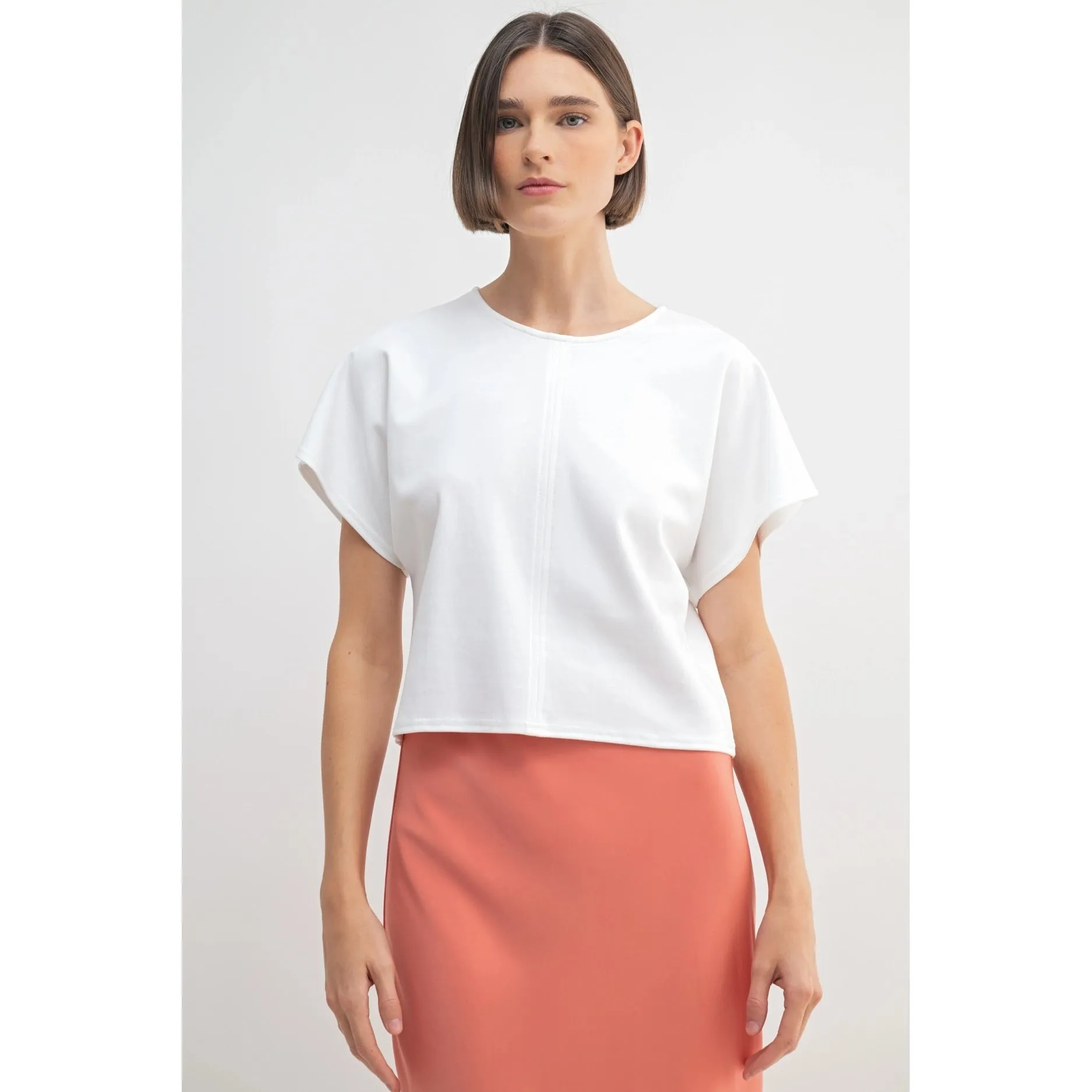 Dolman Sleeve Crop Knit - Two Colors