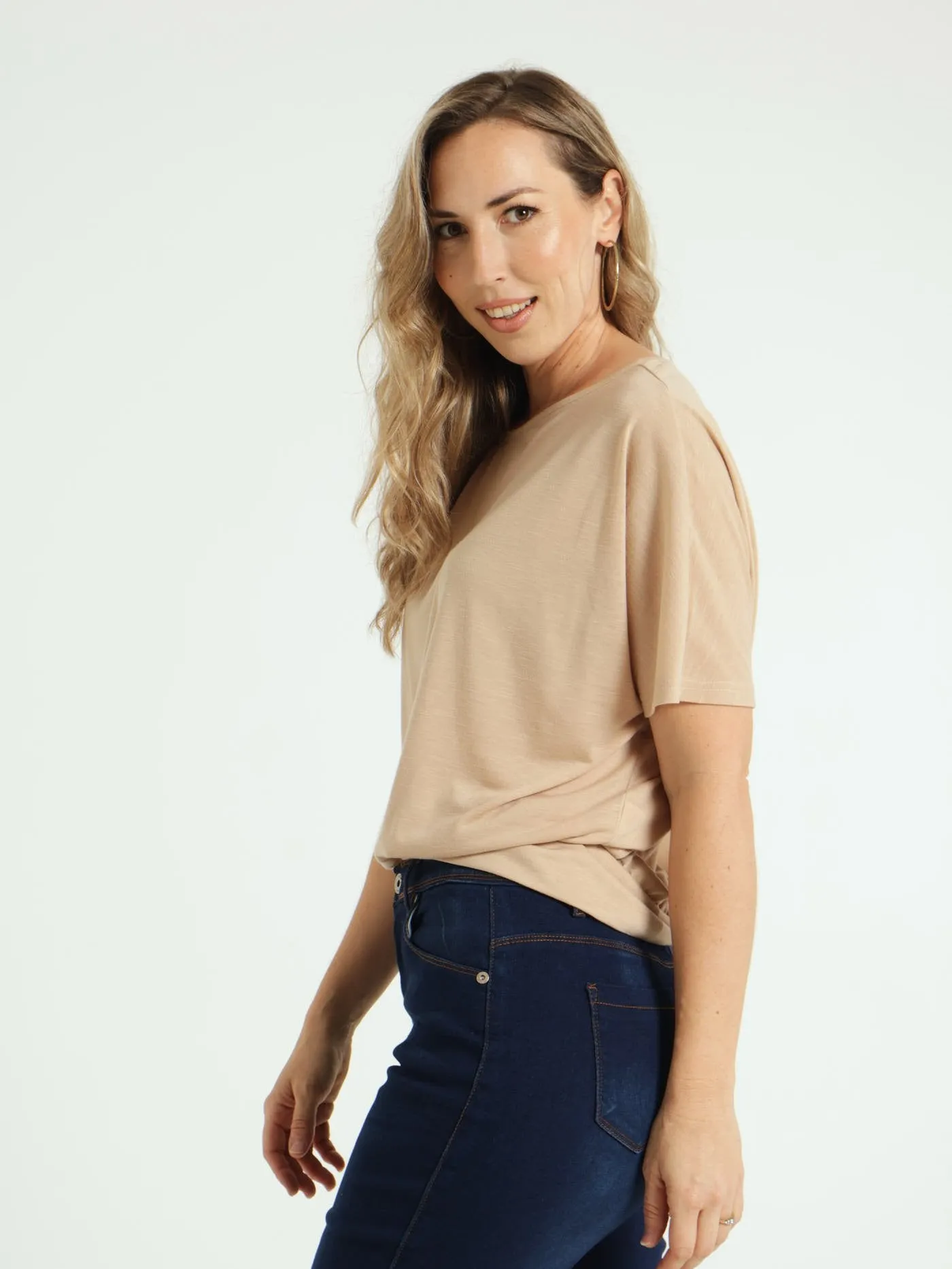 Dolman Sleeve Top - Stone