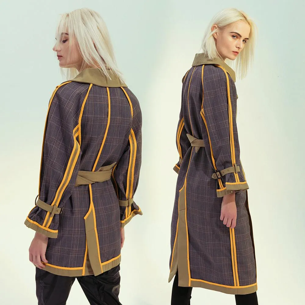 Double-sided British Style Trench Coat