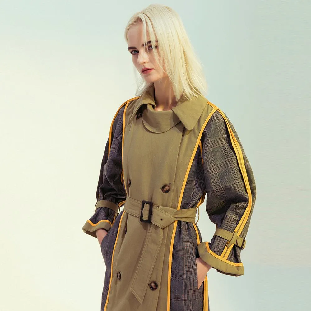 Double-sided British Style Trench Coat