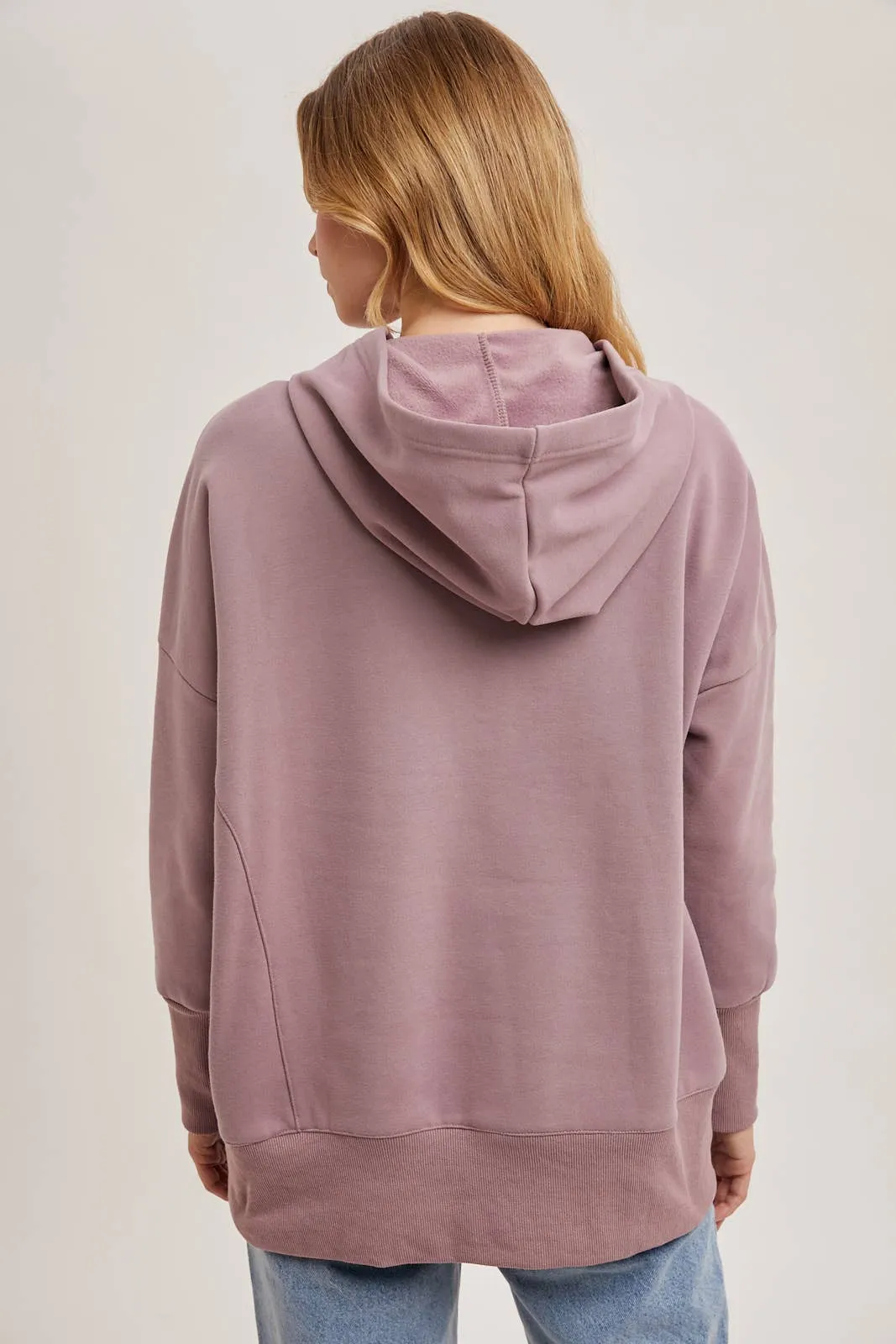 Elaine- French Terry Dolman Sleeve Hoodie