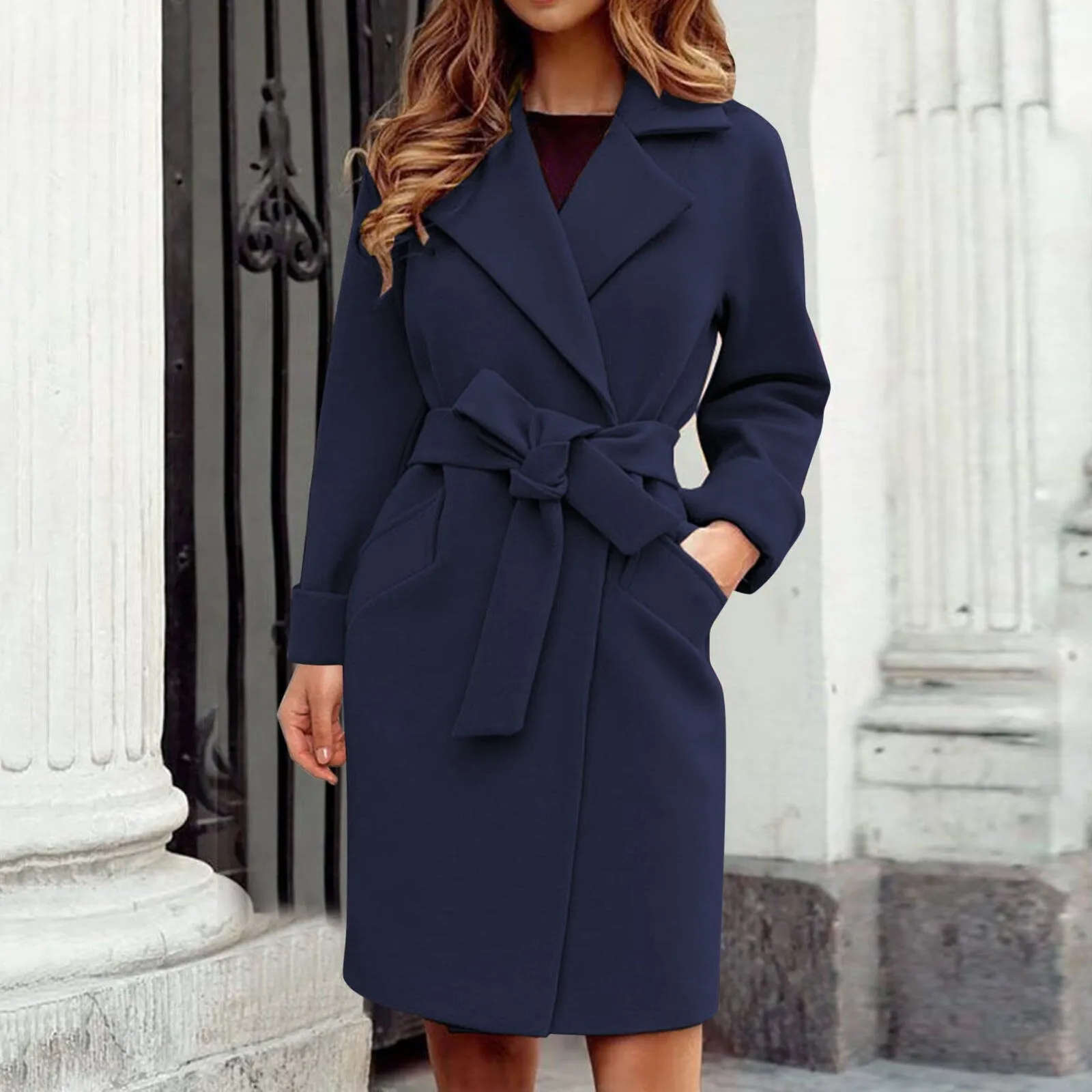 Elegant coat for women - Lightweight and breathable material