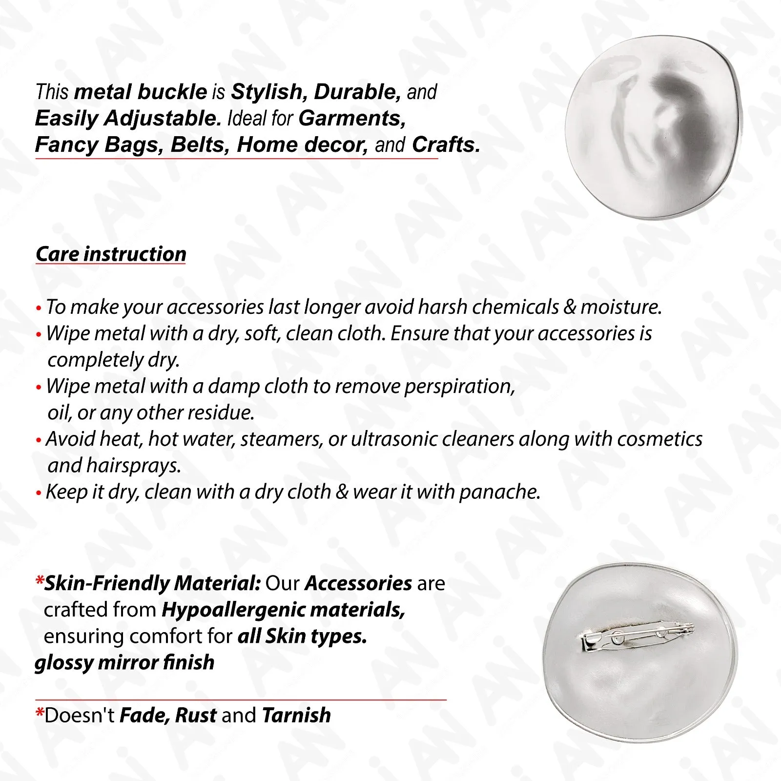 Elegant Shape Brooch for Sarees, Suits, Kurtis & Dresses