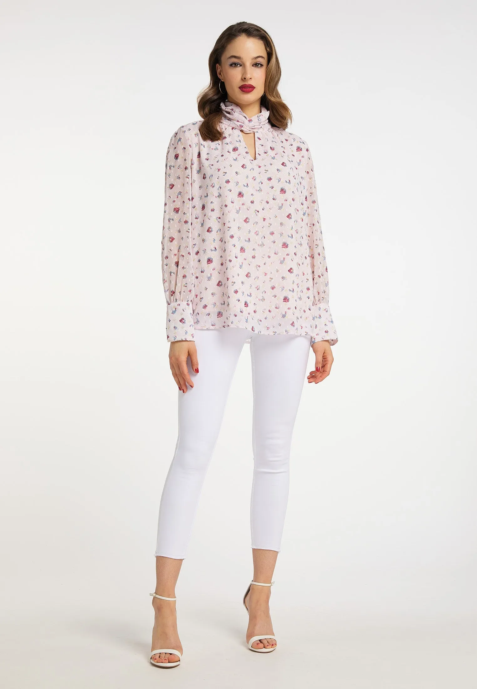 faina Women's Long Sleeve Blouse Top