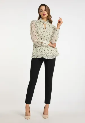 faina Women's Long Sleeve Blouse Top