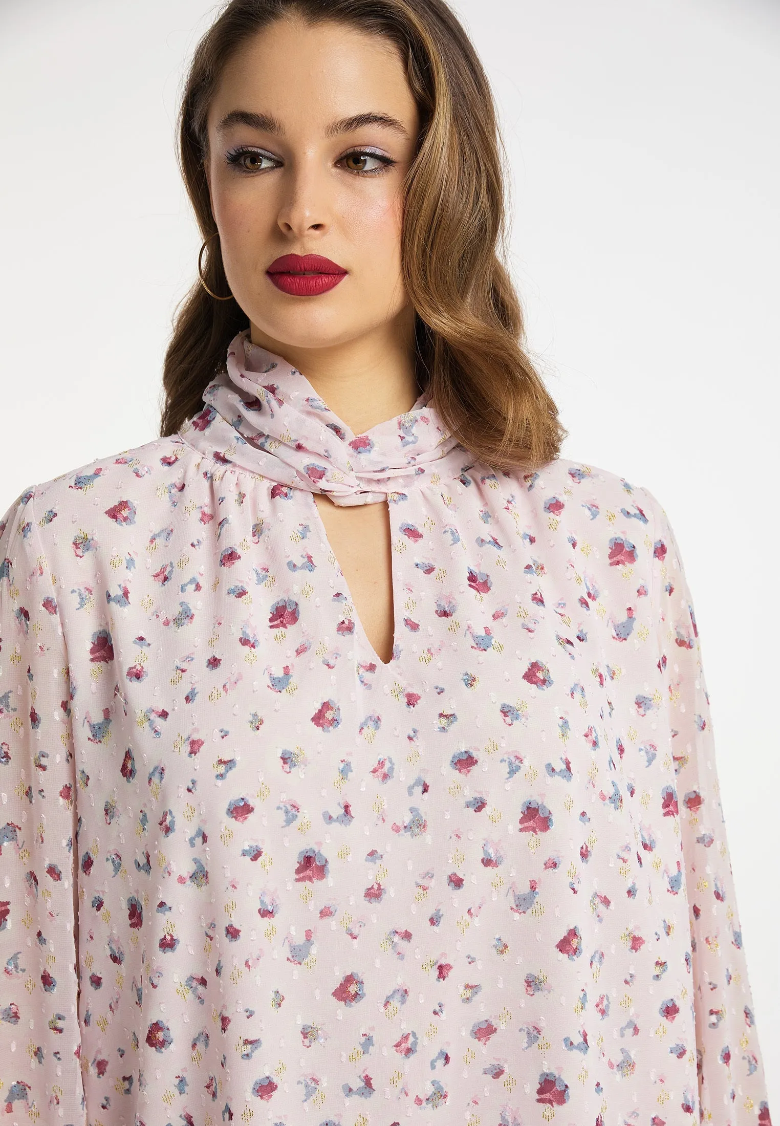 faina Women's Long Sleeve Blouse Top