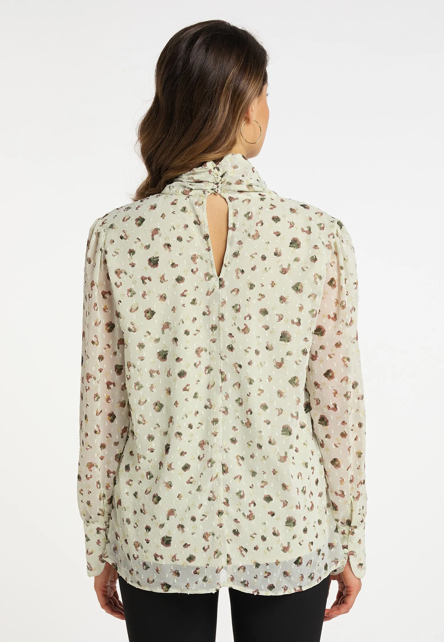 faina Women's Long Sleeve Blouse Top