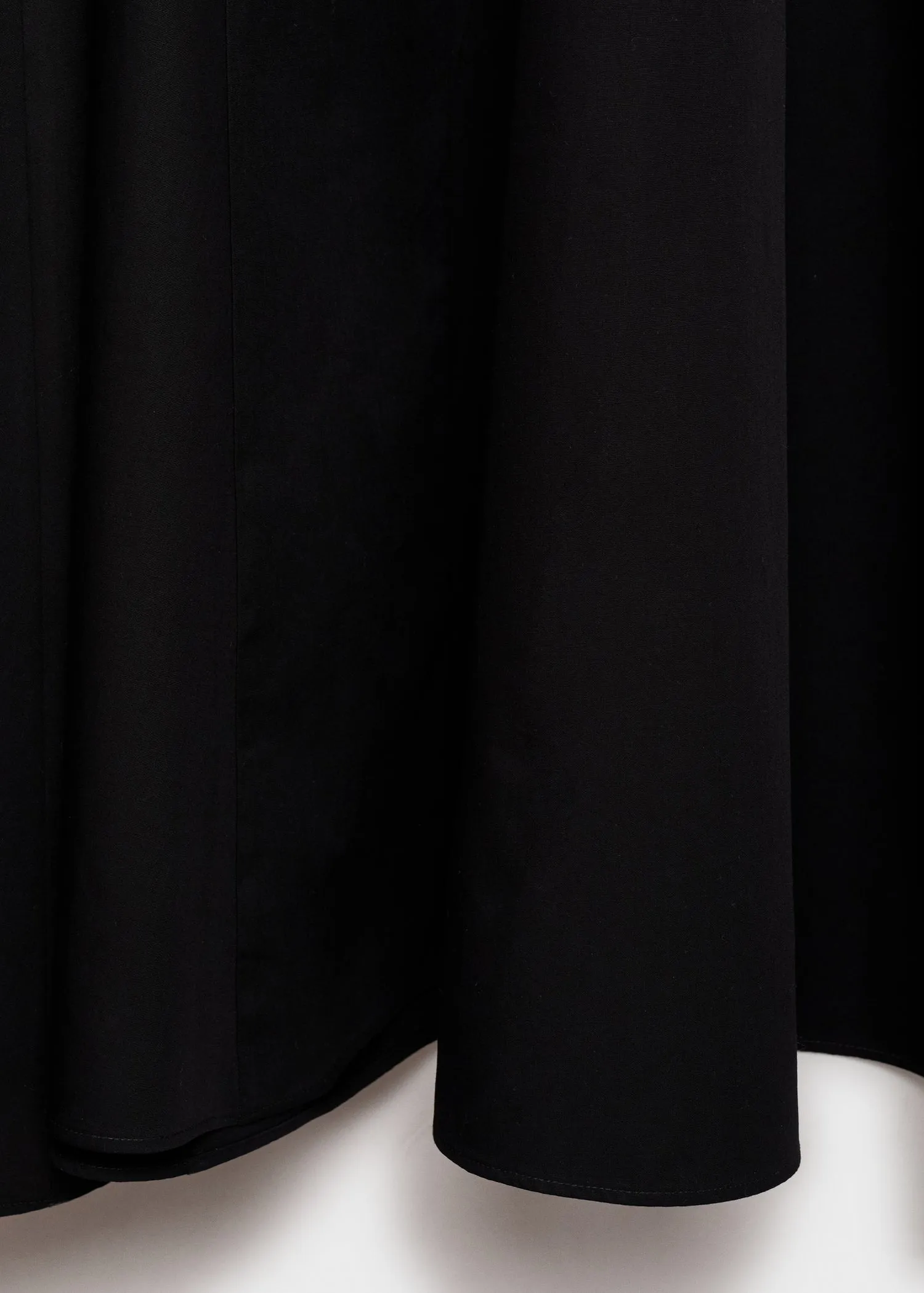 Flared dress with ruffles