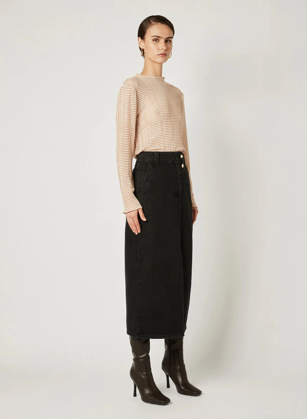 Fleetwood Denim Skirt - Midnight
