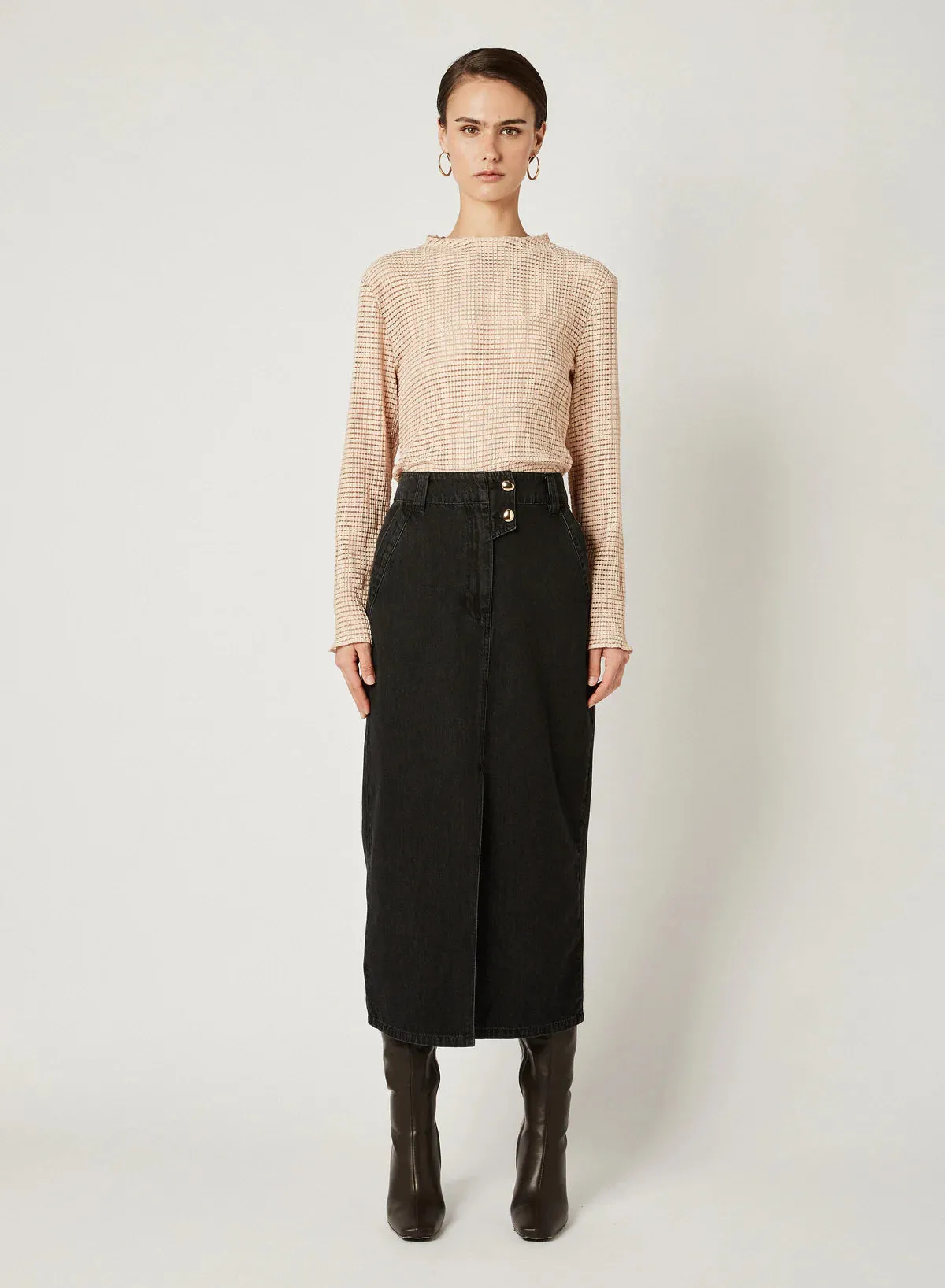 Fleetwood Denim Skirt - Midnight