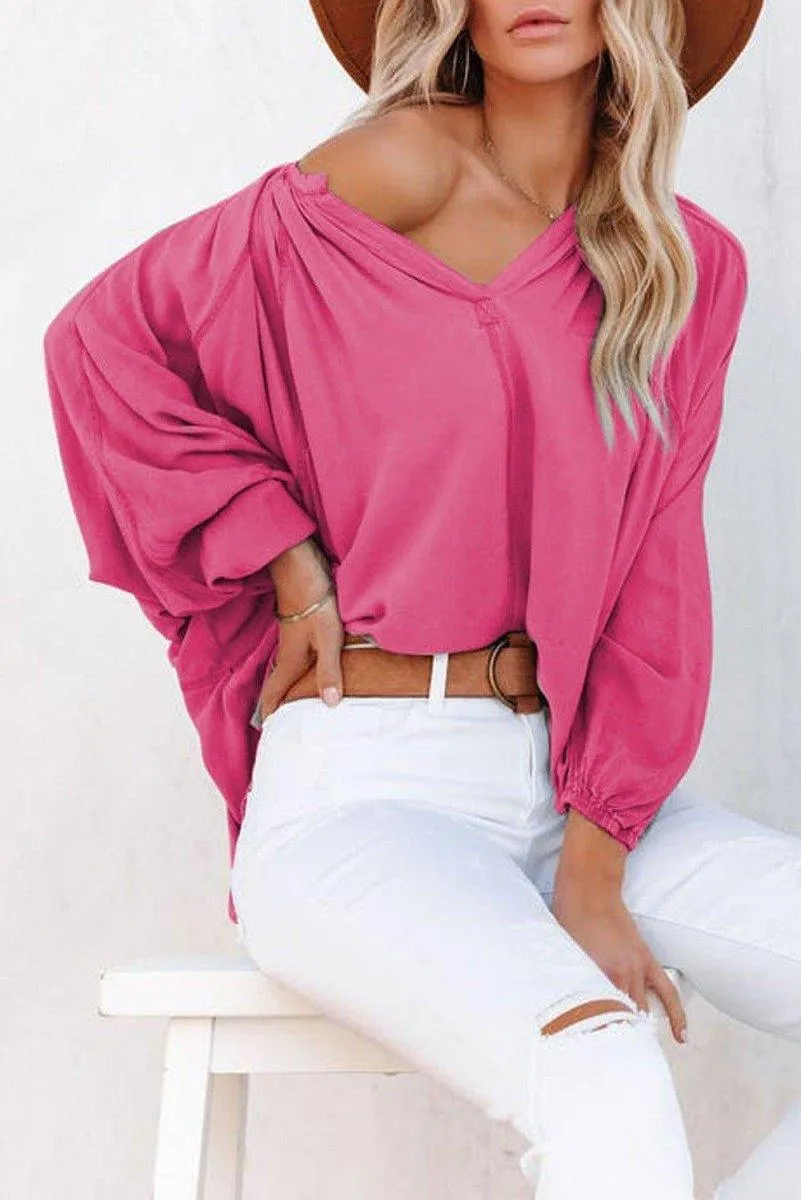 Flirt With Me Casual Blouse