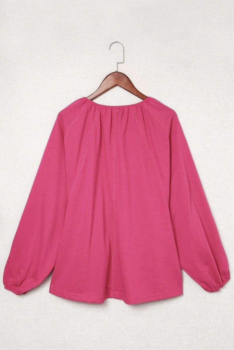Flirt With Me Casual Blouse
