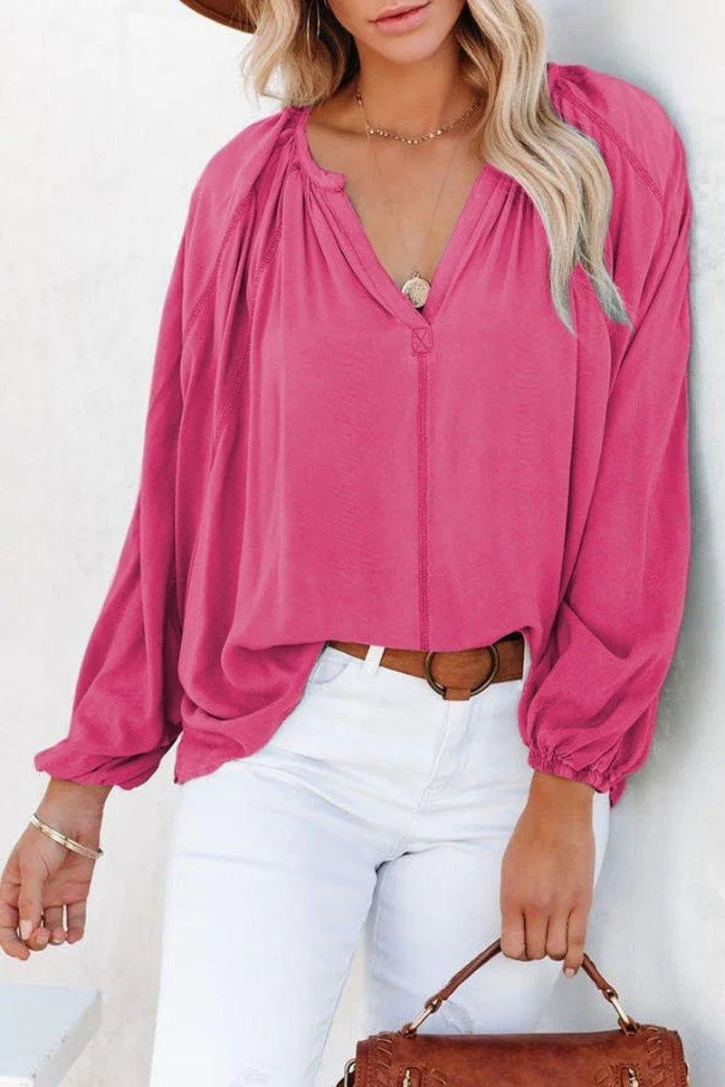 Flirt With Me Casual Blouse