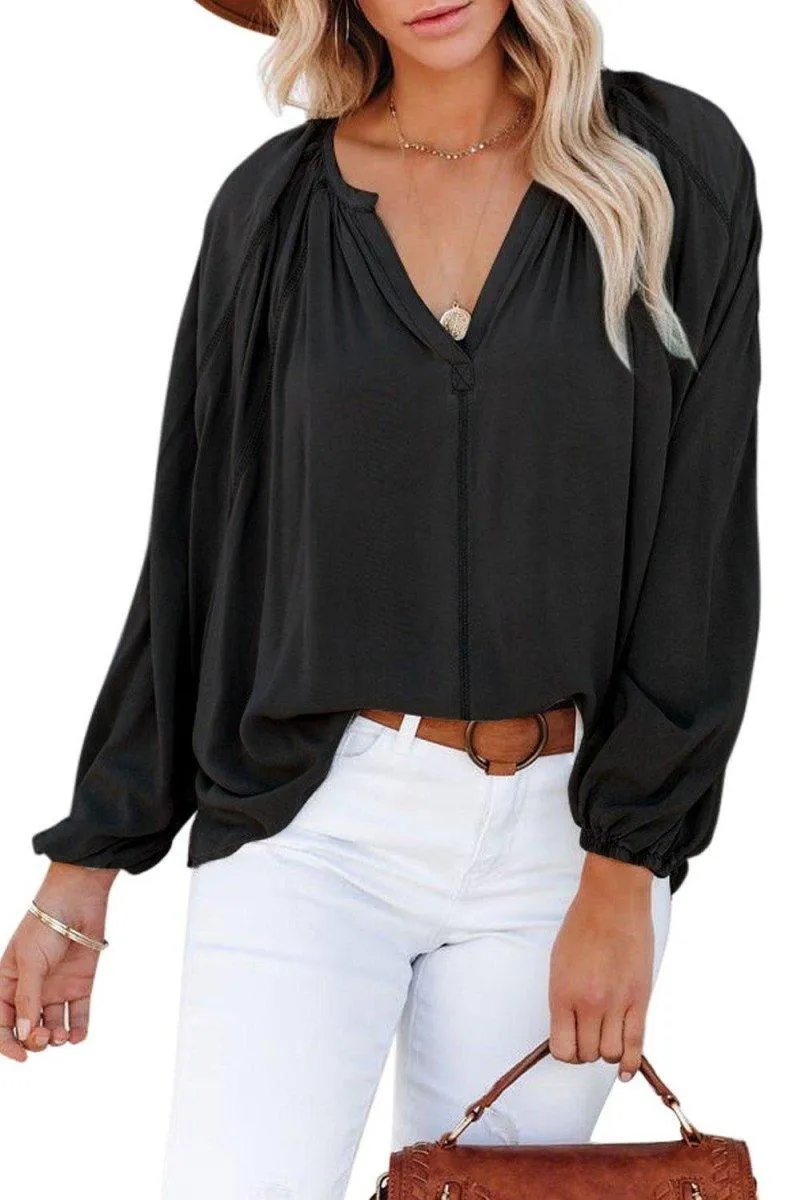 Flirt With Me Casual Blouse