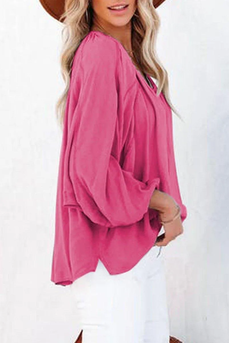 Flirt With Me Casual Blouse