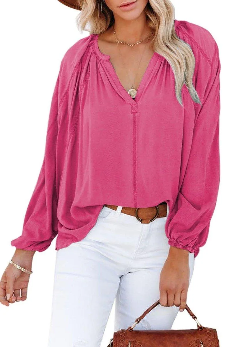 Flirt With Me Casual Blouse