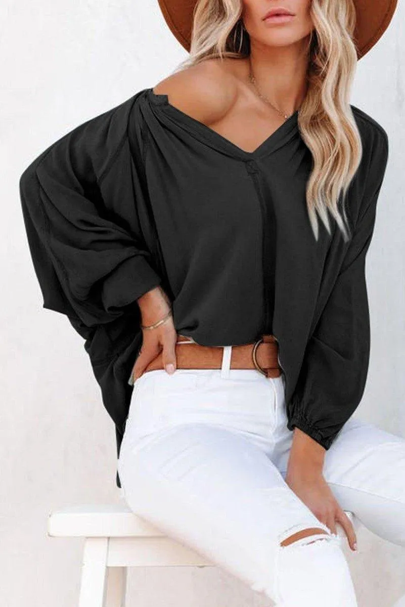 Flirt With Me Casual Blouse
