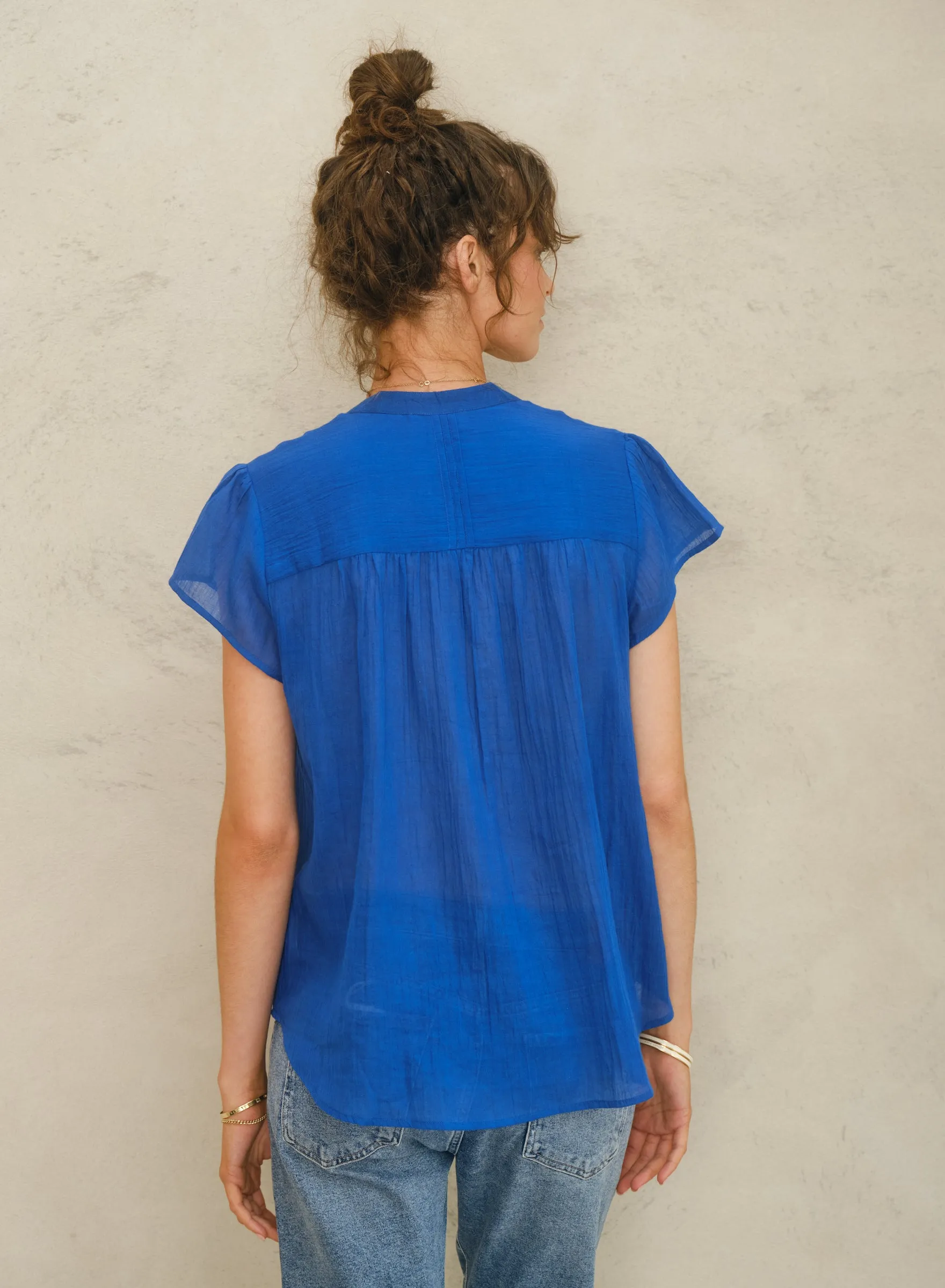 Freya Top - Blue