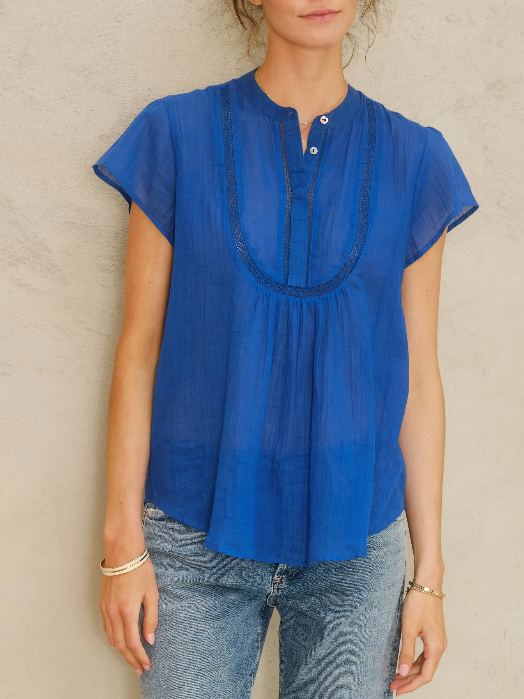 Freya Top - Blue