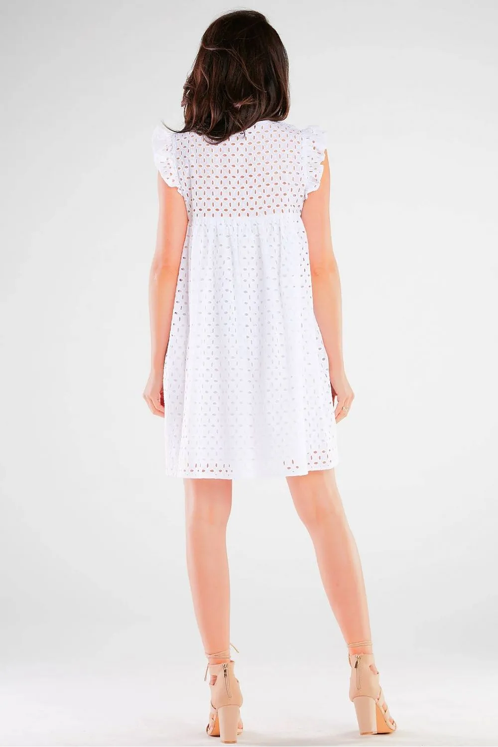 Frilled Shoulder Flared Daydress