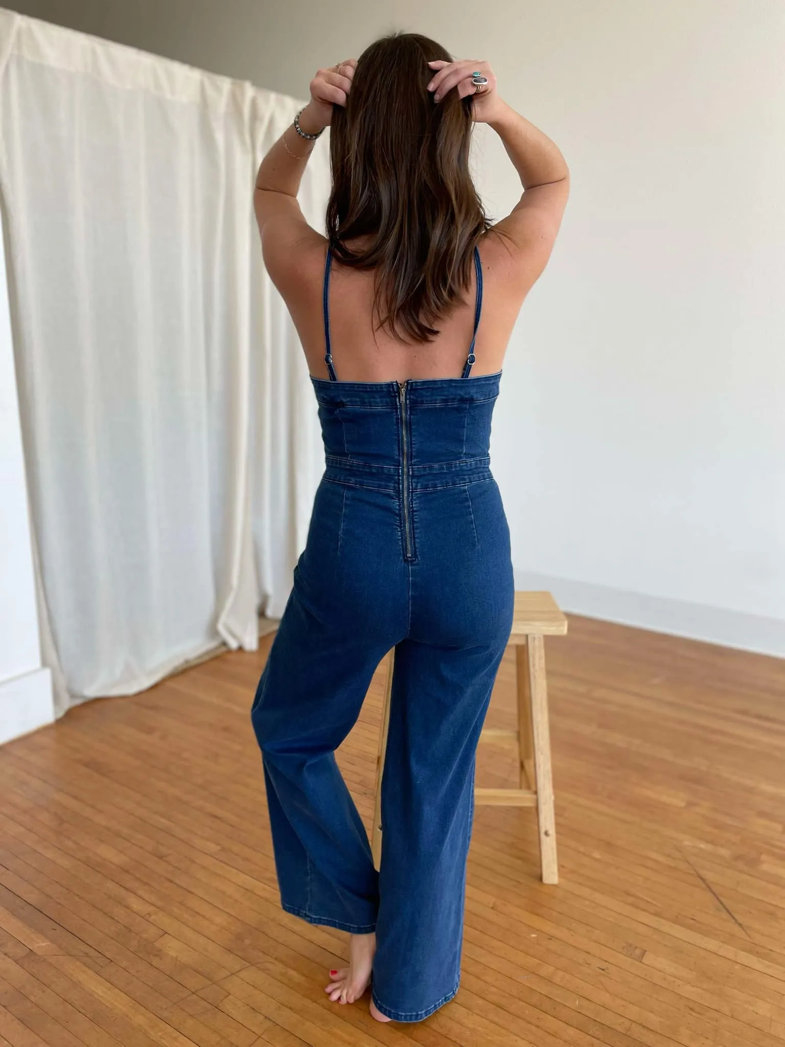 Hazel Blues® |  PREORDER: Boho Soul Flared Jumpsuit