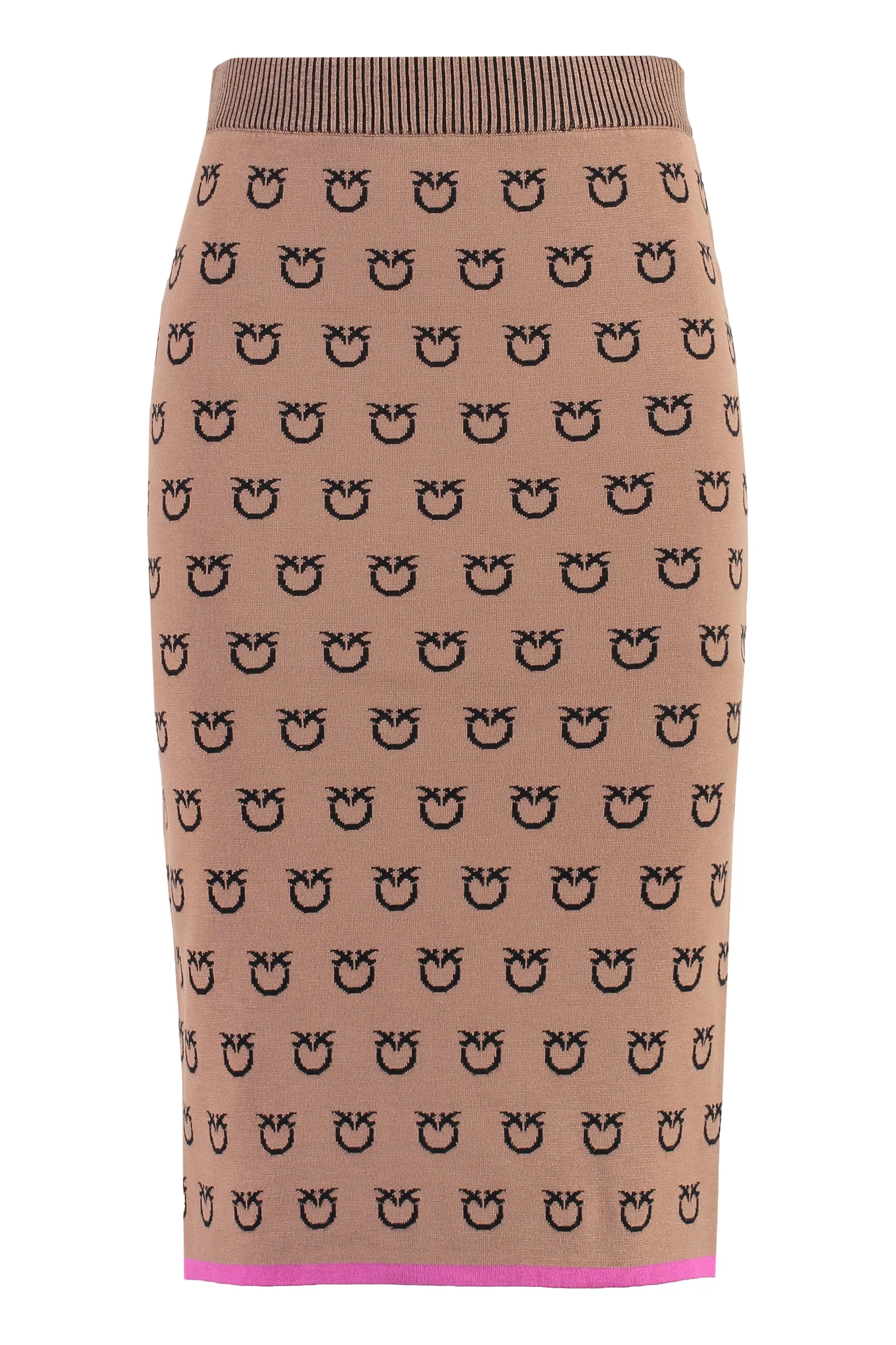 Jacquard knit skirt