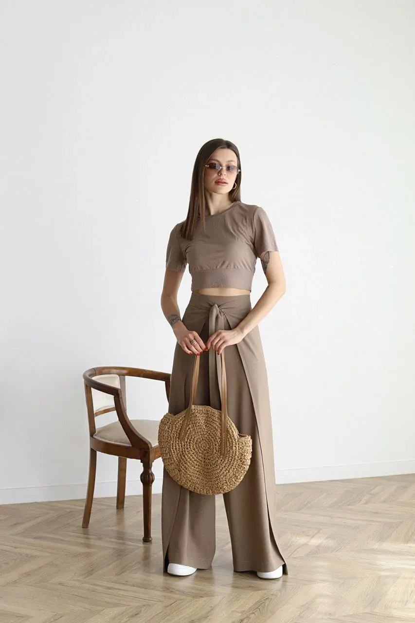 Jenny® | Flared linen trousers