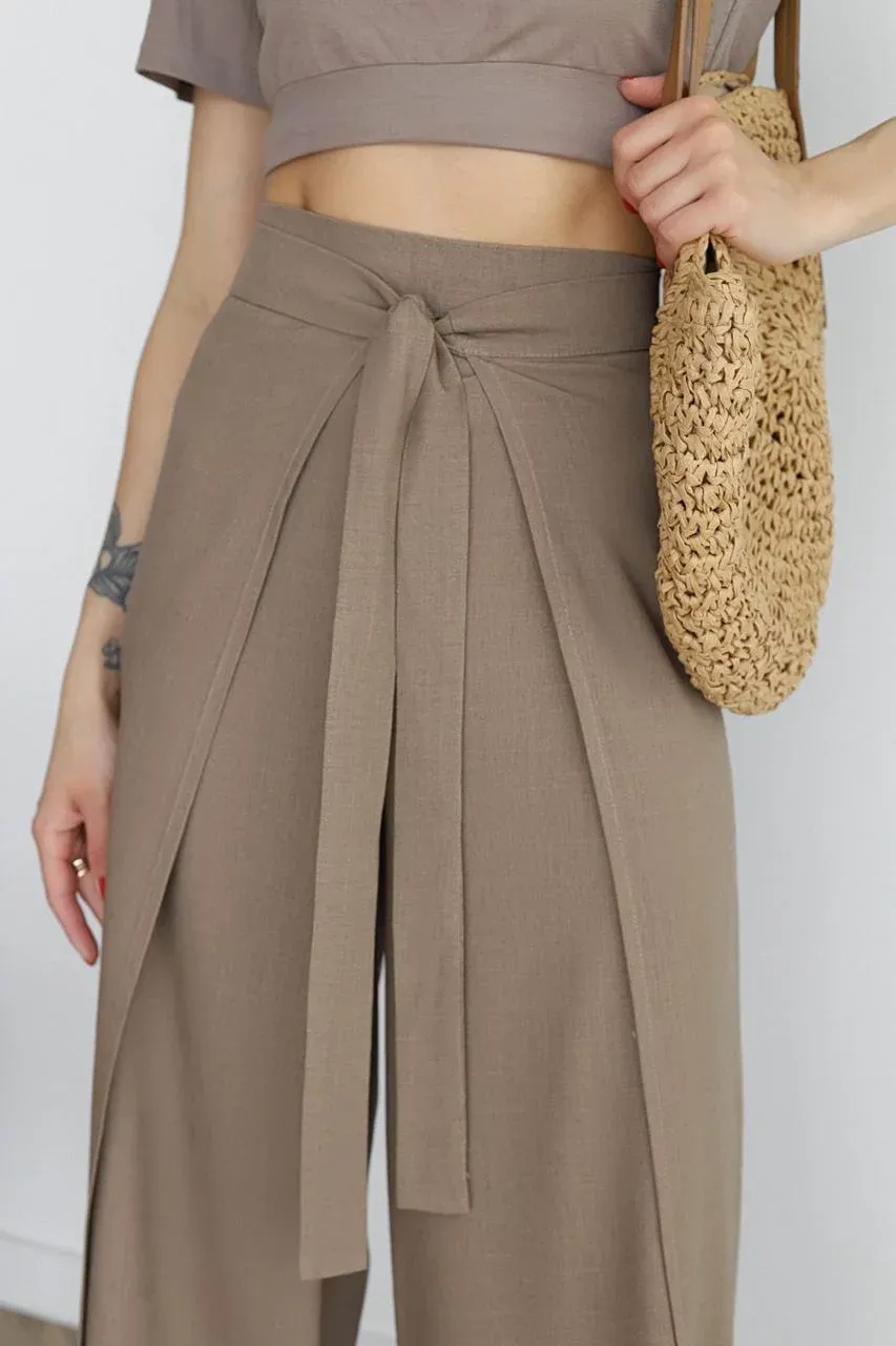 Jenny® | Flared linen trousers