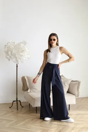 Jenny® | Flared linen trousers