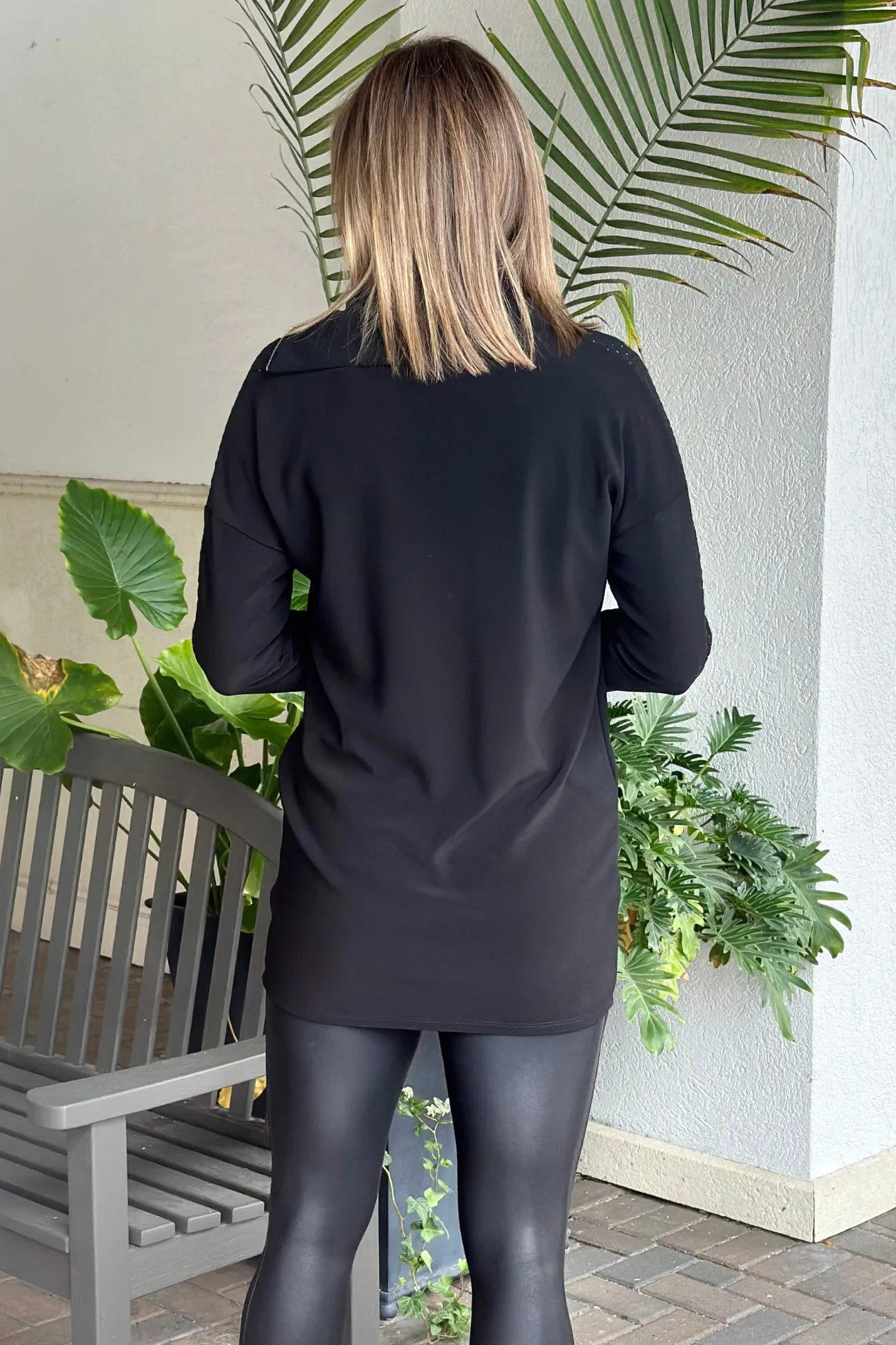 Joseph Ribkoff Lurex Quilting Silky Knit Tunic
