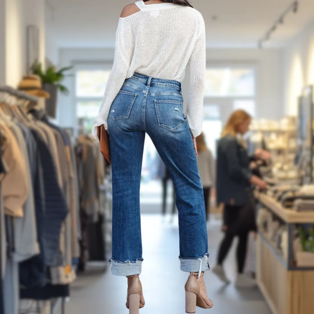 Judith® | Elegant flared trousers