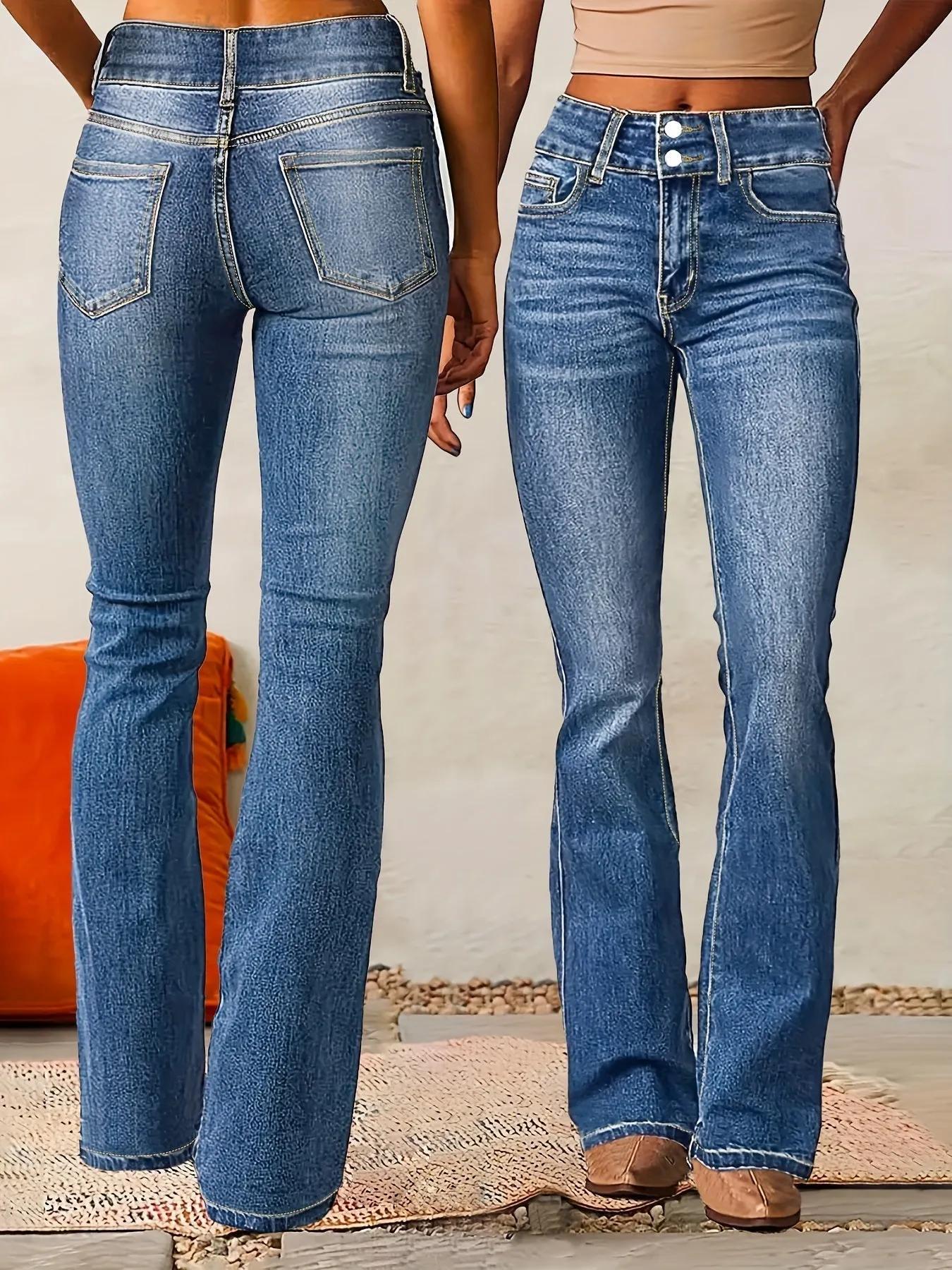 Judith® | High waist flared jeans