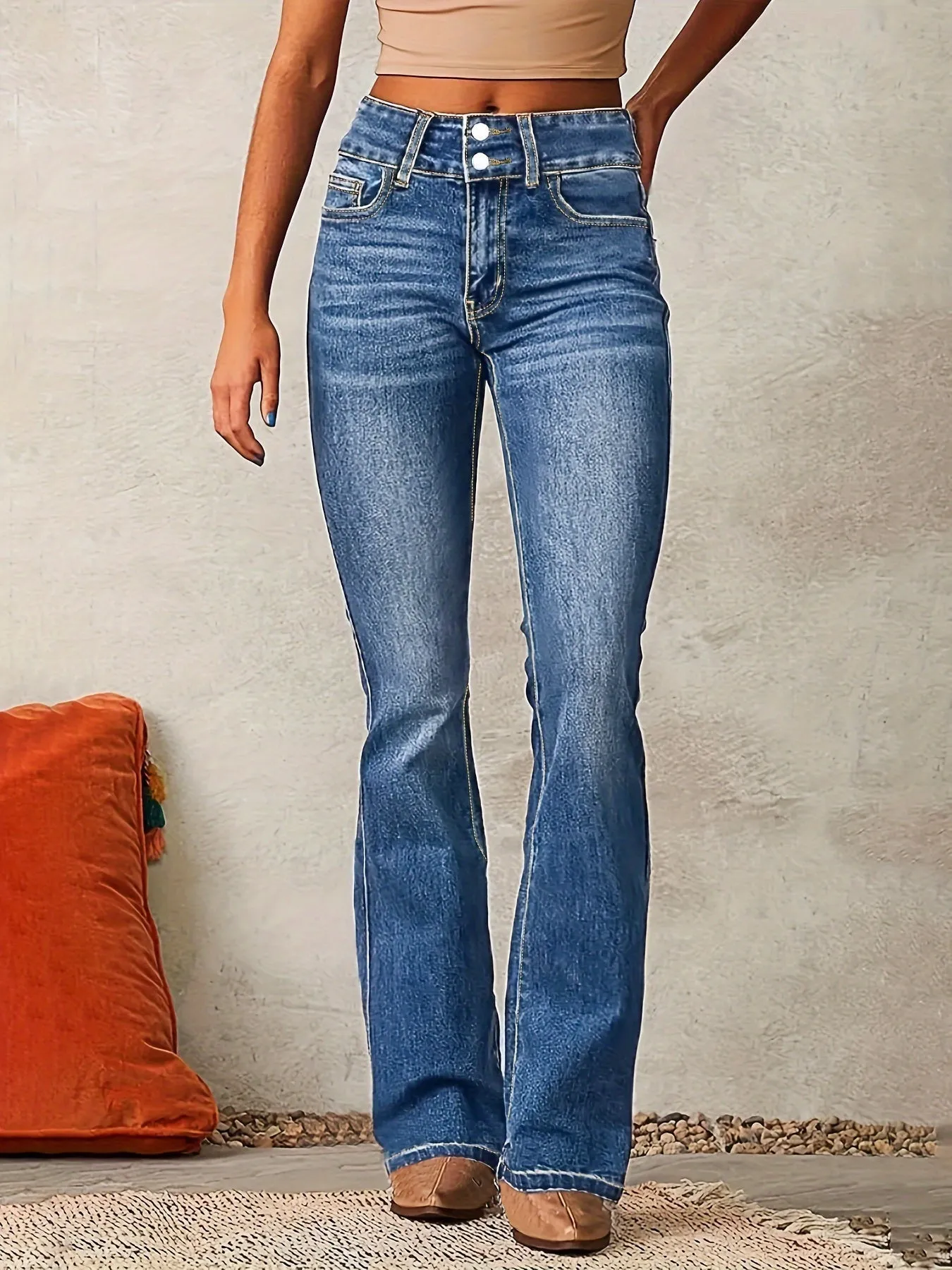Judith® | High waist flared jeans